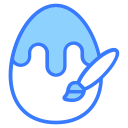 Egg decoration icon