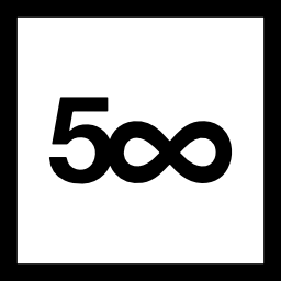 500px icoon