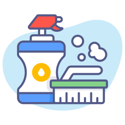 Cleaning equipment icon