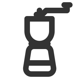 Manual grinder icon