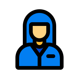 Receptionist assistance icon