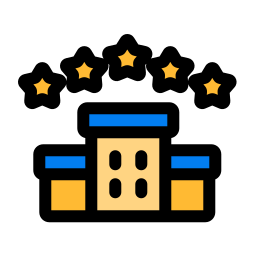 Hotel 5 star icon