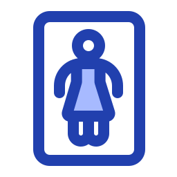 Toilet sign icon