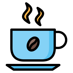 Hot coffee icon