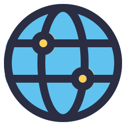 Global connection icon