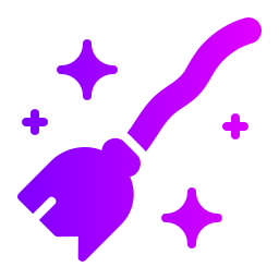 Magic broom icon