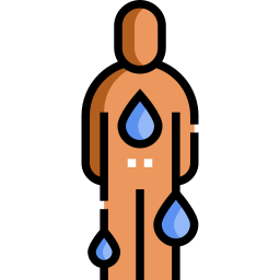 deshidración icono