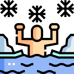 Ice bath icon