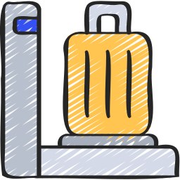 balança de bagagem Ícone