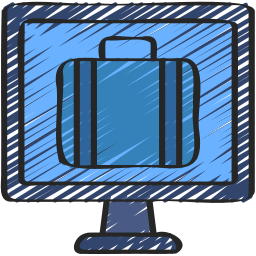 Luggage scan icon