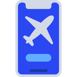 Book air ticket icon