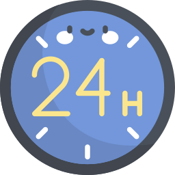 24 horas icono