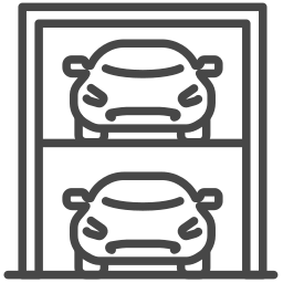 ascenseur de stationnement Icône