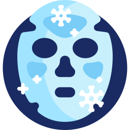 máscara criogénica icono