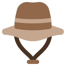 Рыболовная шляпа иконка