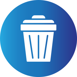 Trash can icon