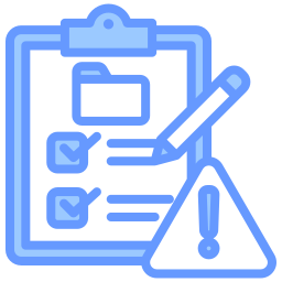 Risk assessment icon