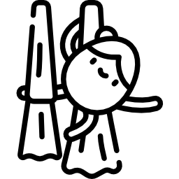 acrobático icono
