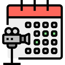 Shooting schedule icon