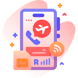 roaming-oproep icoon