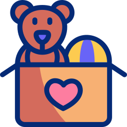Toy donation icon