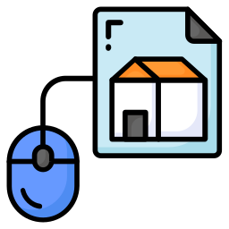 progettazione della casa icona