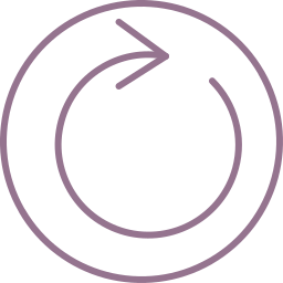 flecha de bucle icono