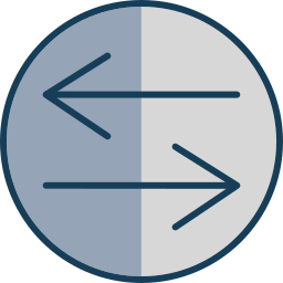 links rechts tauschen icon