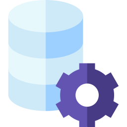 gestión de base de datos icono