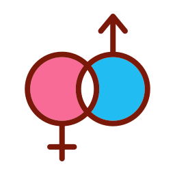mannelijk en vrouwelijk icoon
