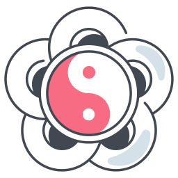 yin yang ikona