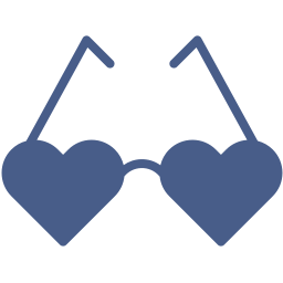 Party glasses icon