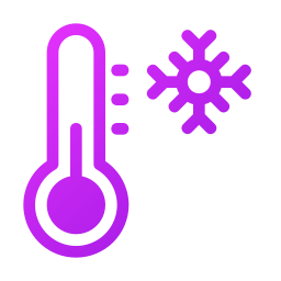 clima frío icono