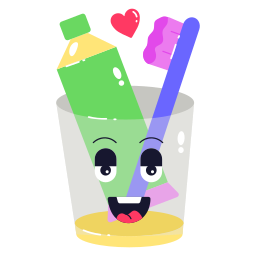 pasta dental sticker