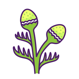 hierba de piña icono