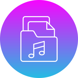 Music archive icon