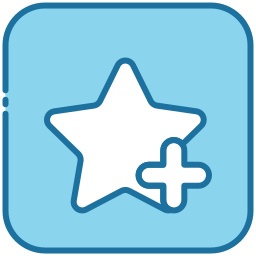 stern hinzufügen icon