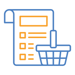 Shopping list icon