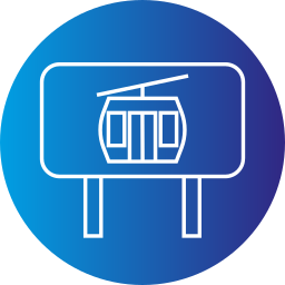 Cable car icon