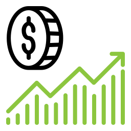 croissance Icône