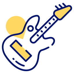 guitarra icono