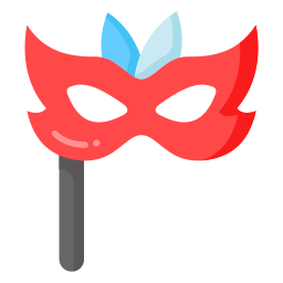 máscara de festa Ícone