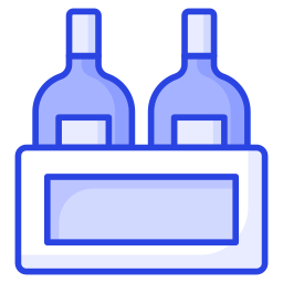 Wine bottles icon