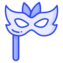 maschera da festa icona