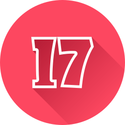 Number 17 icon