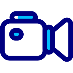 camara de cine icono
