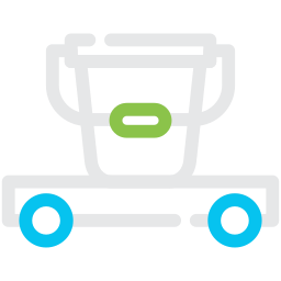 Cleaning cart icon