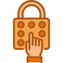 Combination lock icon