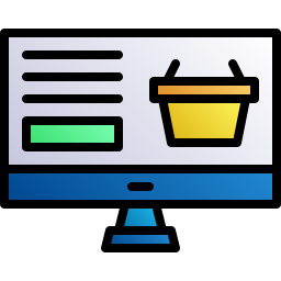 Online cart icon