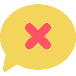 Delete message icon